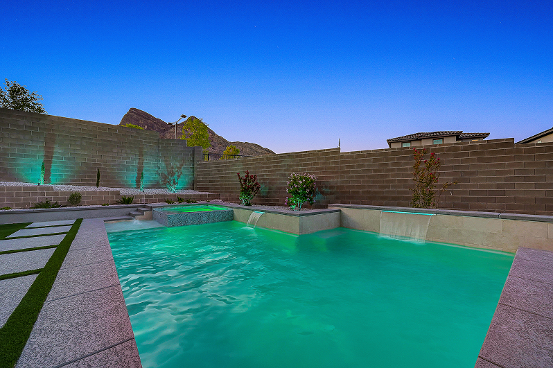 las vegas pool resurfacing led lighting modern design 1